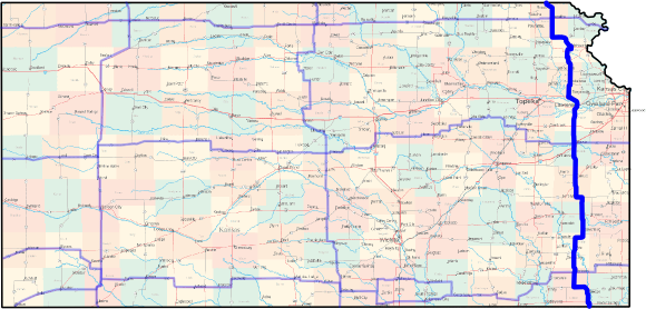 Kansas Cross-State Bicycle Route - North-South Eastern Route