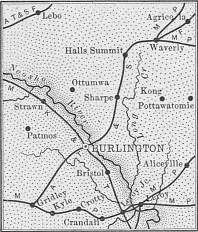 Coffey County, Kansas 1899 Map