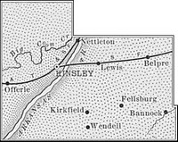 Edwards County, Kansas 1899 Map