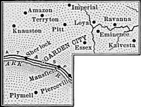 Finney County, Kansas 1899 Map