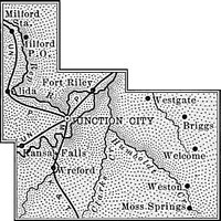 Geary County, Kansas 1899 Map