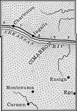 Gray County, Kansas 1899 Map