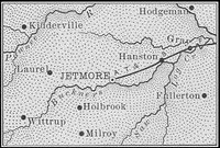 Hodgeman County, Kansas 1899 Map