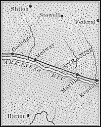 Hamilton County, Kansas 1899 Map