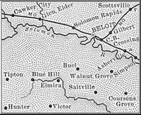 Mitchell County, Kansas 1899 Map