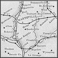 Marshall County, Kansas 1899 Map