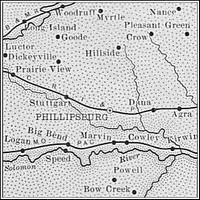 Phillips County, Kansas 1899 Map