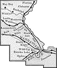 Riley County, Kansas 1899 Map