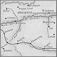 Rooks County, Kansas 1899 Map