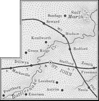 Stafford County, Kansas 1899 Map