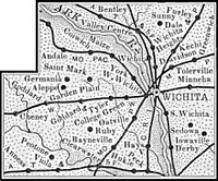 Sedgwick County, Kansas 1899 Map