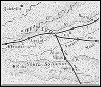 Thomas County, Kansas 1899 Map