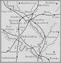 Wilson County, Kansas 1899 Map