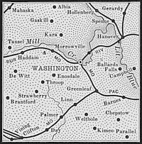Washington County, Kansas 1899 Map