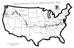 Bikecentennial Route Map