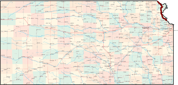 Glacial Hills Scenic Byway Bicycle Route Map