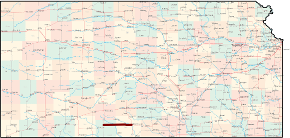 Gypsum Hills Scenic Byway Bicycle Route Map