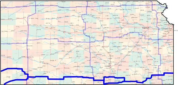 Kansas Cross-State Bicycle Route - East-West Southern Route