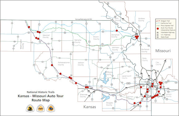 Oregon Trail Kansas Map