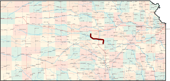 Prairie Trail Scenic Byway Bicycle Route Map