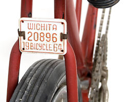 Kansas Bicycle License Plate