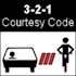 3-2-1 Courtesy Code