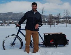 Andrew Henrichs and his Xtracycle