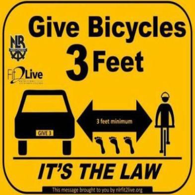 Arkansas 3-Foot Passing Law Yard Sign
