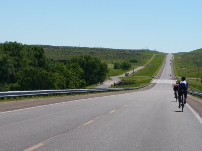 Hills east of McDonald