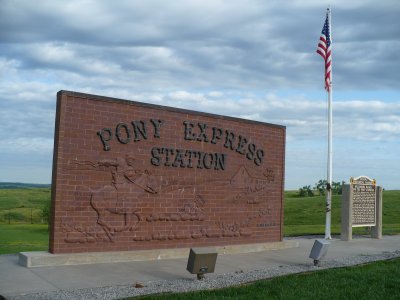 Hollenberg Pony Express Station Historical Marker