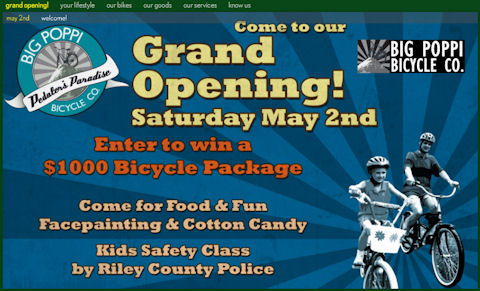 Big Poppi Bicycle Co. Grand Opening