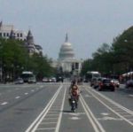 Center Bike Lanes on Pennsylvania Avenue in Washington D.C.