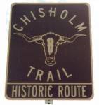 Chisholm Trail Sign