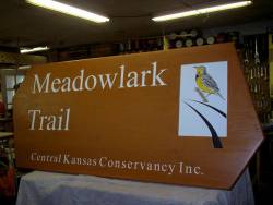 Meadowlark Trail Sign