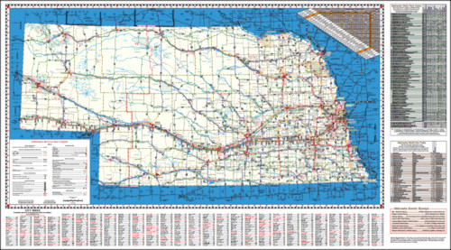 2012 Nebraska Bicycle Map, Page 1