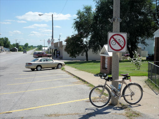 No Bicycles Allowed In Overbrook?