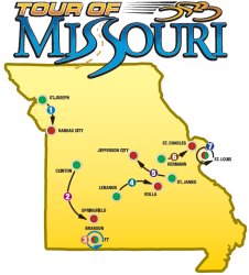 Tour of Missouri 2008 Route