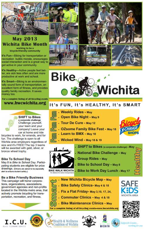 Wichita Bike Month Poster 2013