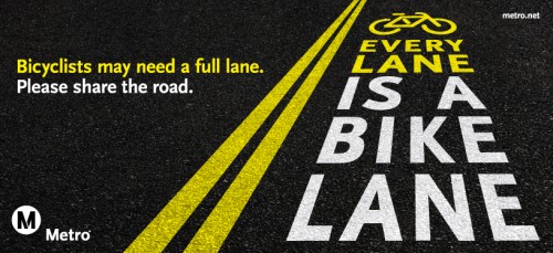 Every lane is a bike lane