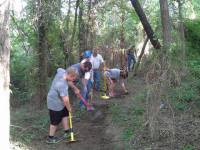 Clearing the South Mound Trail