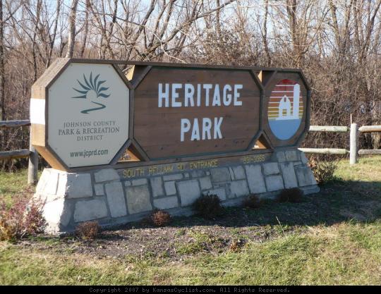Heritage Park 2007 - Heritage Park, South Pflumm Road entrance.