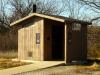 Osage State Fishing Lake - Restrooms - This is a restroom at Osage State Fishing Lake. Pit toilets are provided.