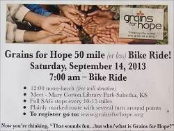 Grains for Hope Bike Ride