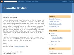 Hiawatha Cyclist