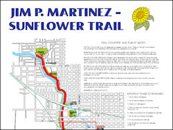 Jim P. Martinez Sunflower Trail