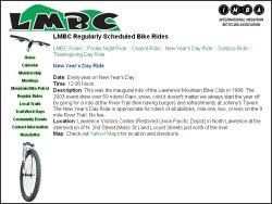 LMBC New Year's Day Ride