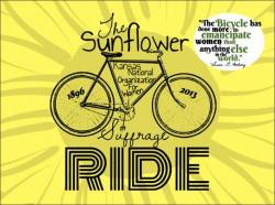 Sunflower Suffrage Ride - Topeka