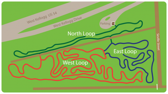 Air Capital Memorial Park Singletrack Trail Map