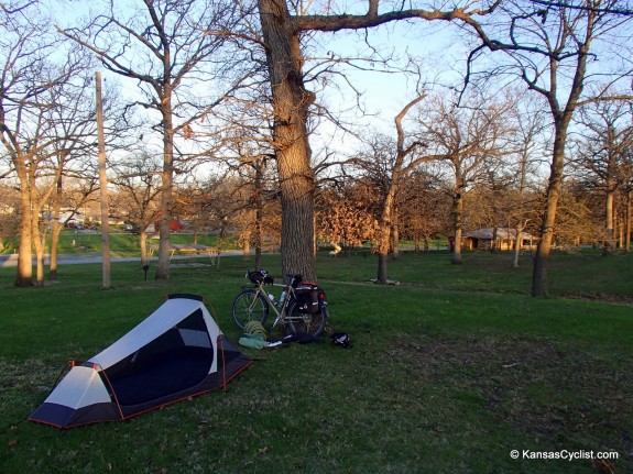 Bike Camping at John Brown Park