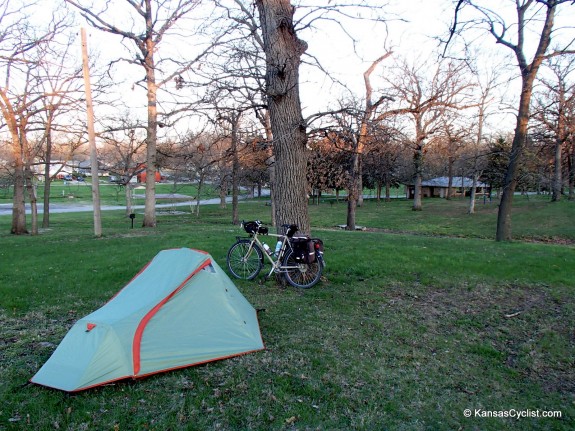 Bike Camping at John Brown Park